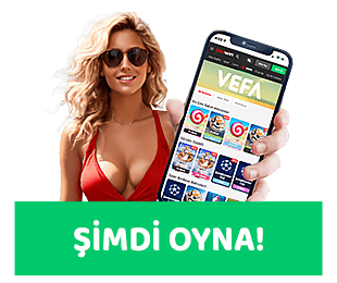 Telefonuyla oyun oynayan şık bir kadının yer aldığı reklam görseli